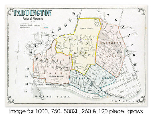 Paddington : Parish of Alexandria, circa 1890's