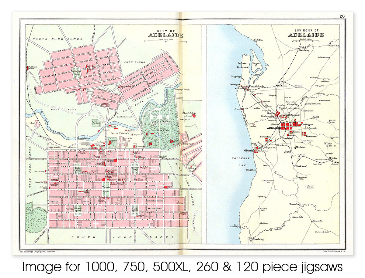 City of Adelaide & environs - 1890