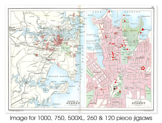 City of Sydney & Environs - 1890