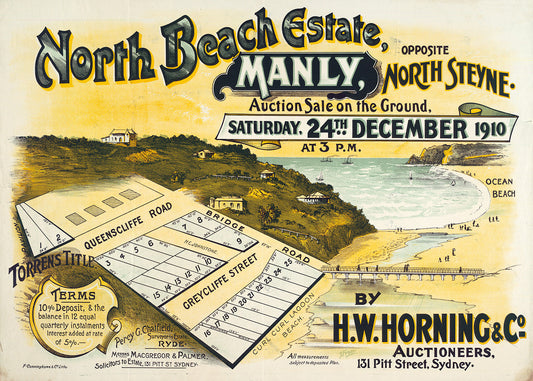 North Beach Estate, Manly - 1910