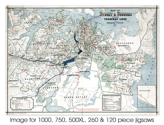 Sydney & Suburbs Tramway Line - 1894