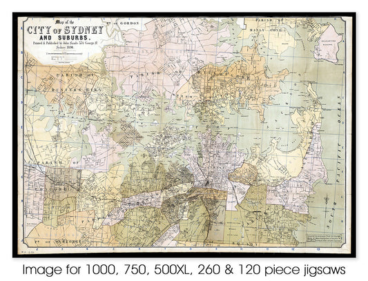 Sydney & Suburbs - 1890